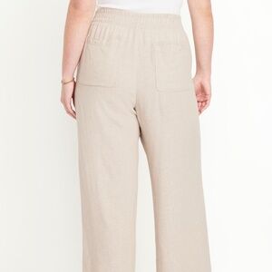 Old Navy High- Waisted Linen-Blend Wide-Leg Pants